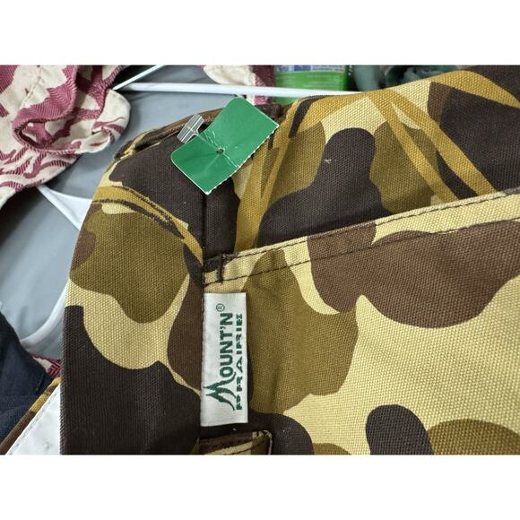 Vtg Mount'N Prairie Duck Camo Brush Pants Mens Sz 46x30 Brushbuster II Hunting - Picture 8 of 8